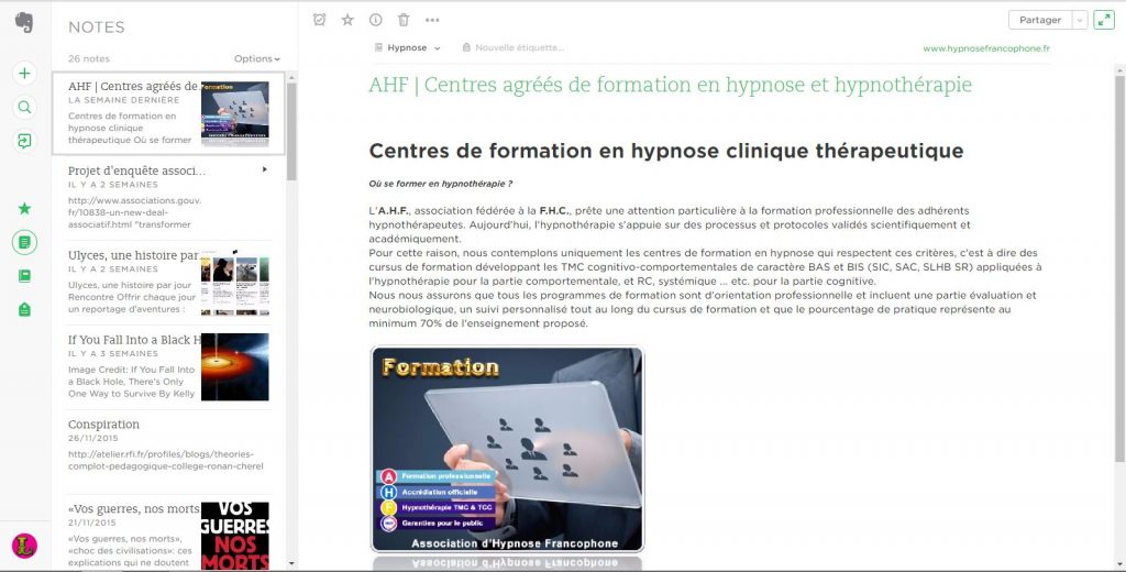 Notes Evernote